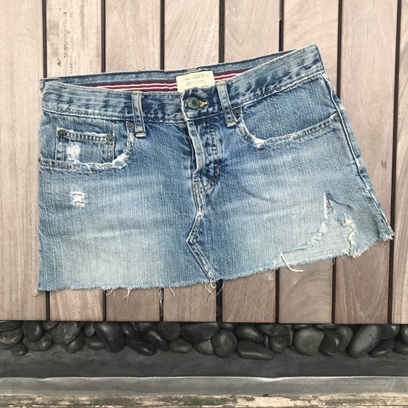 Abercrombie & Fitch | Blue Denim Mini Skirt - Picture 2 of 5